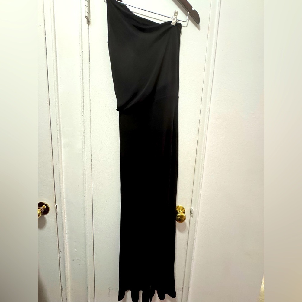 Guess by Marciano Elegant Black One-Shoulder Pants Jumpsuit Size XS